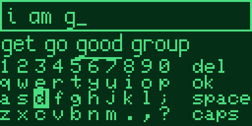 Whisper OS intelligent input message composition screen